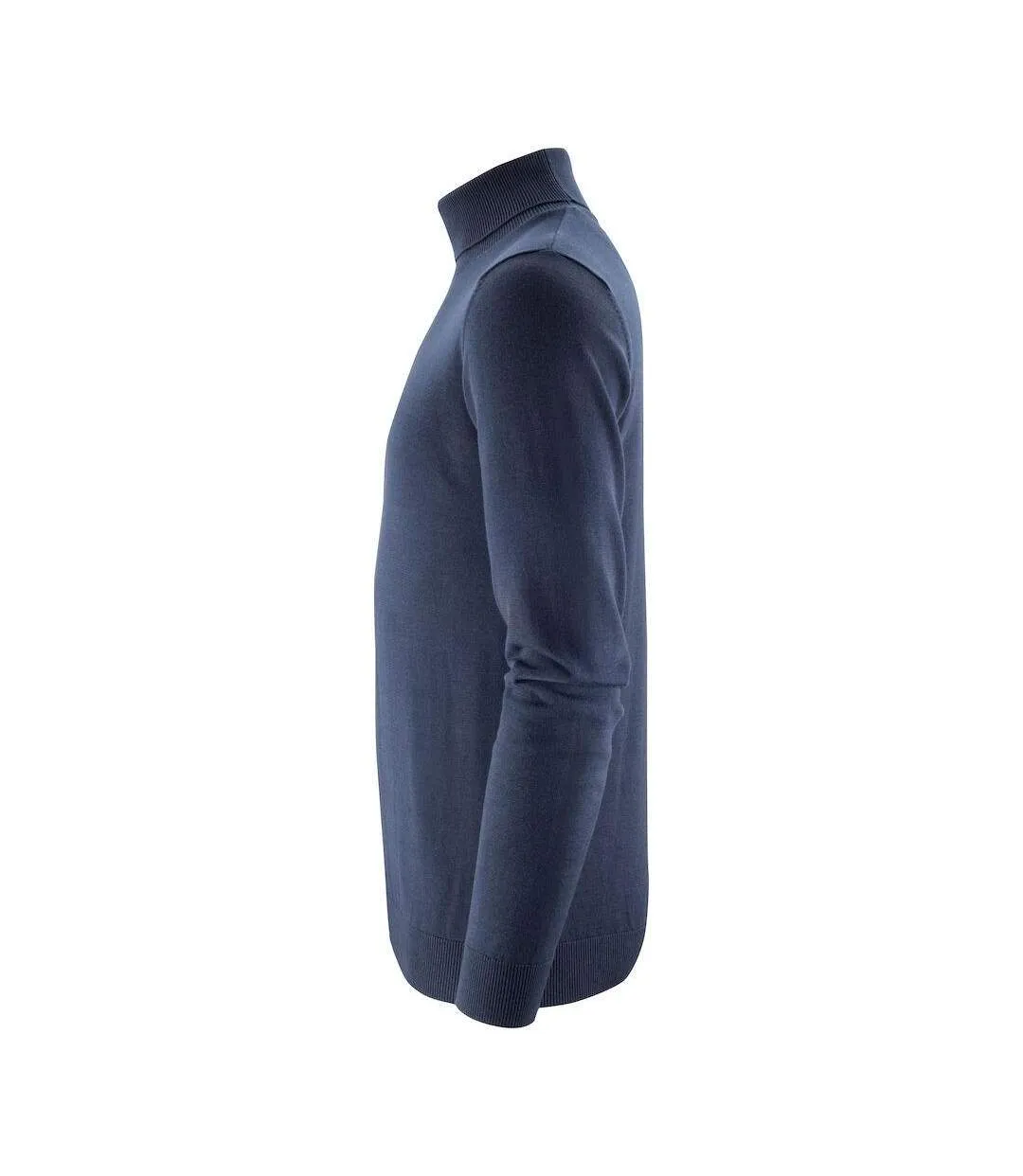Mens Ashland Turtle Neck Pullover Navy James Harvest-4