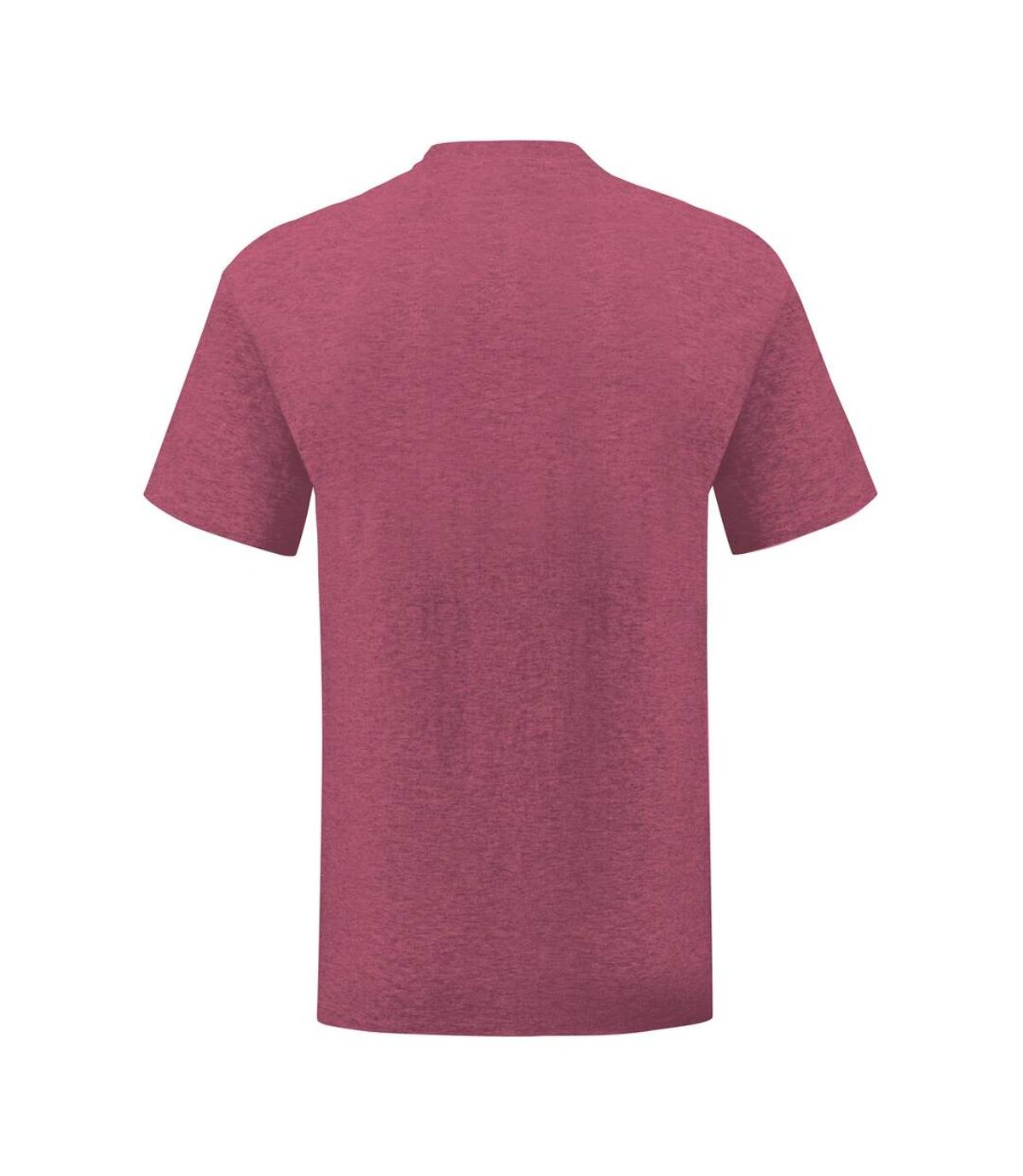 Fruit Of The Loom Mens Iconic T-Shirt (Pack of 5) (Heather Burgundy)