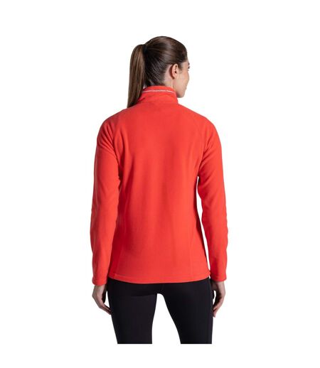 Womens/ladies Miska Vi Half Zip Fleece Red Dawn Craghoppers