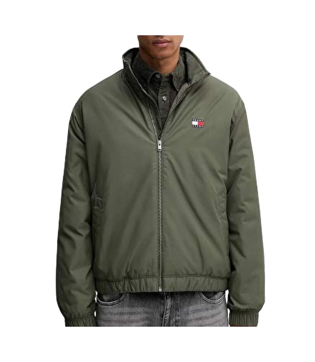 Veste verte homme tommy hilfiger essential padded-1