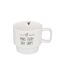 Lot de 4 Mugs sur Rack Happy 22cl Blanc-3