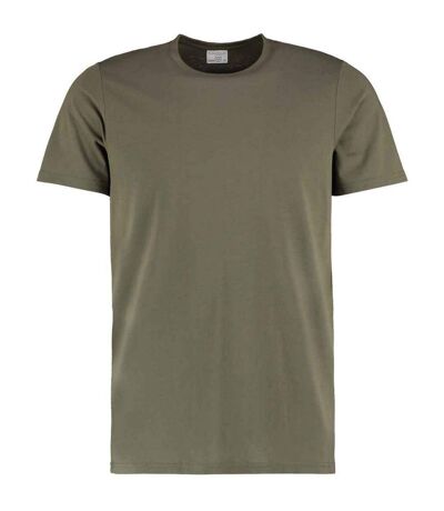 Mens superwash 60°c t-shirt khaki Kustom Kit