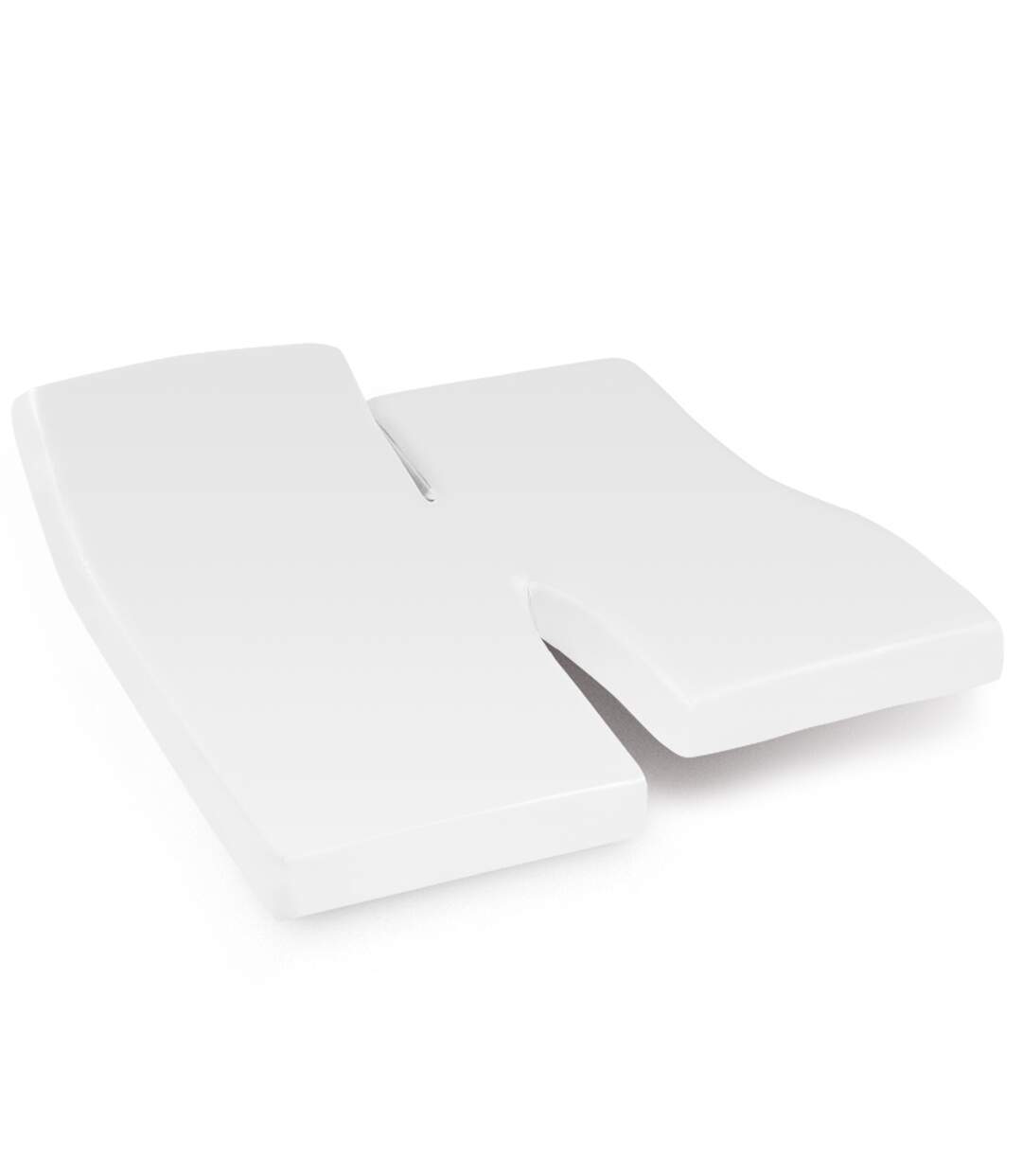 Drap housse relaxation uni coton ALTO - TPR Tête et pied relevable-1