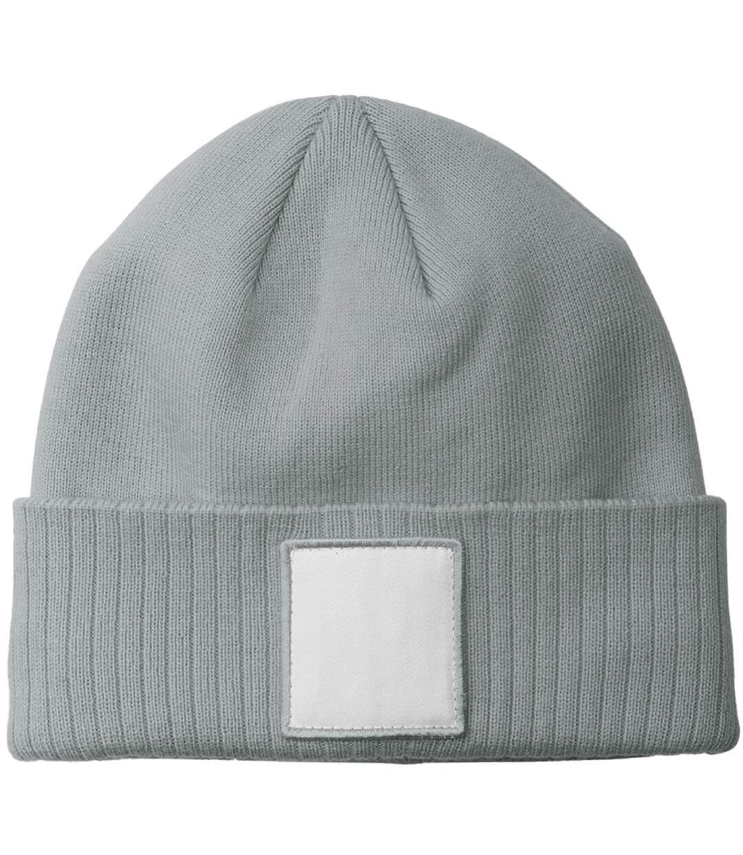 Bonnet Cendre Blanc Beechfield-3