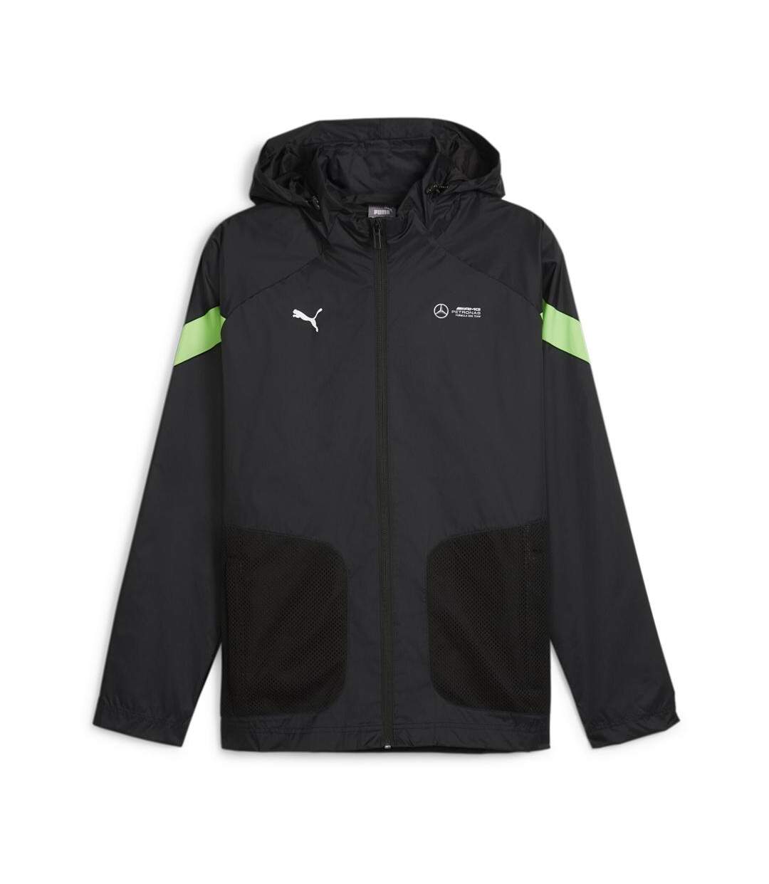 Veste Zippe Noir/Vert Homme Puma Mapf1 Woven - L-1