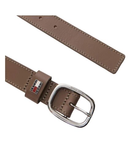 Ceinture marron femme tommy hilfiger oval