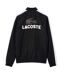 Mens Colourblock Tennis Tracksuit Set Black White Lacoste-4