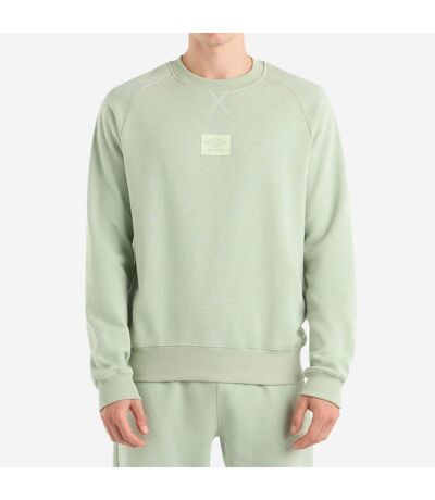 Mens logo sweatshirt frosty green Umbro