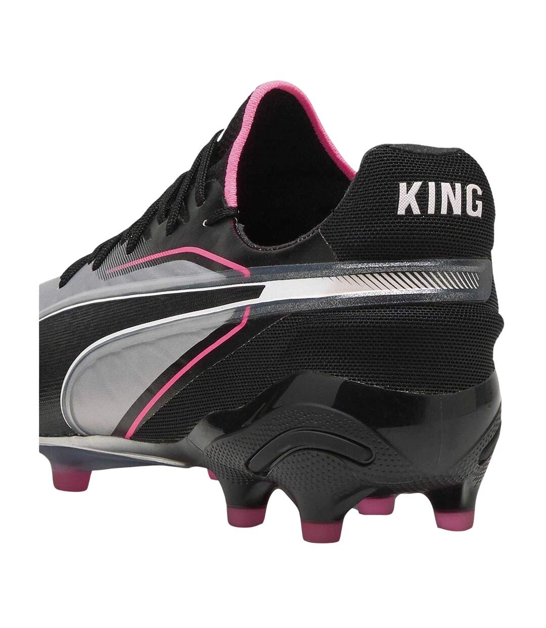 Mens King Ultimate Firm Ground Football Boots Silver Black Puma-2