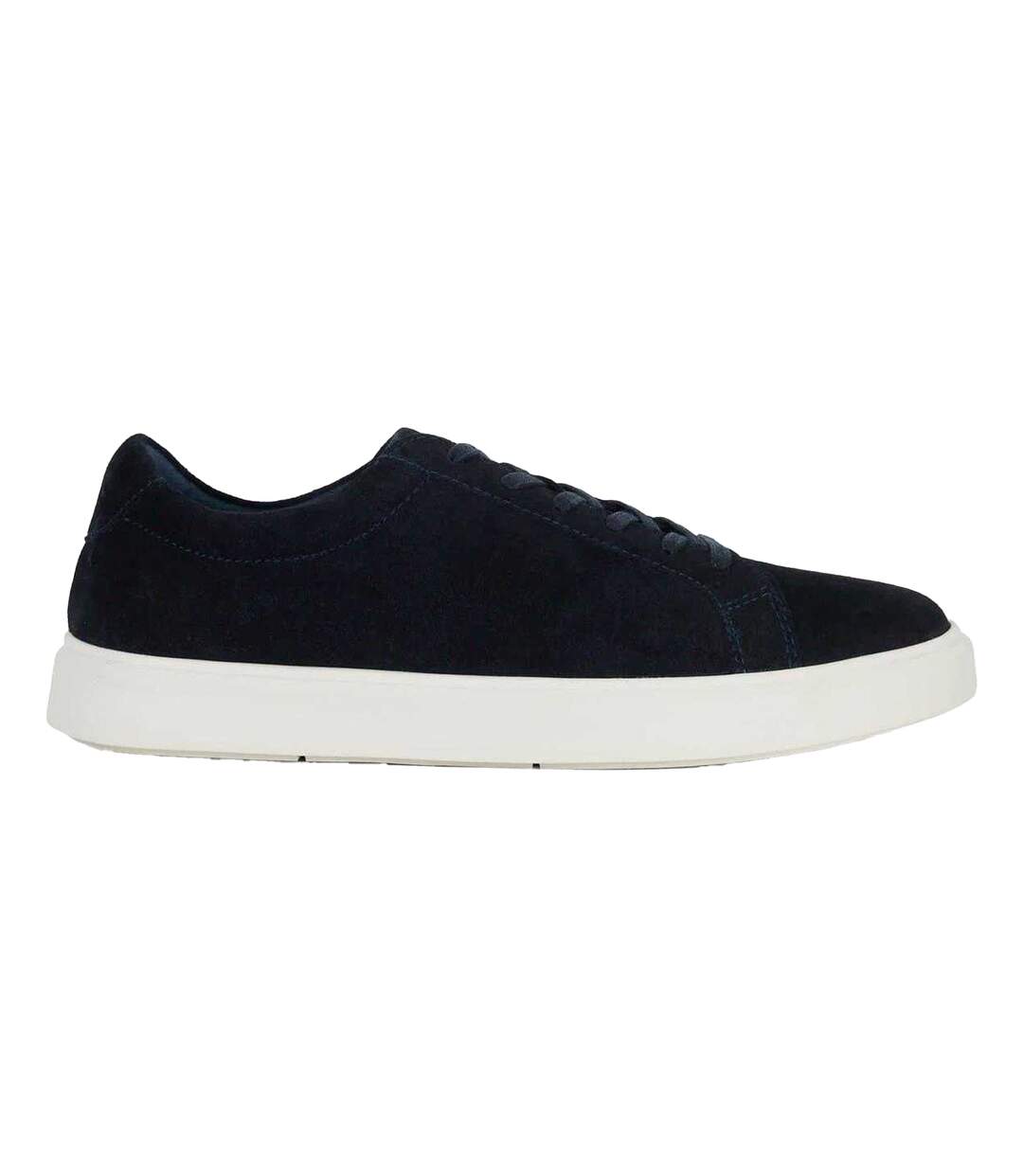 Mens Tais Suede Flat Shoes Navy Dune London-1