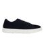 Mens Tais Suede Flat Shoes Navy Dune London-1