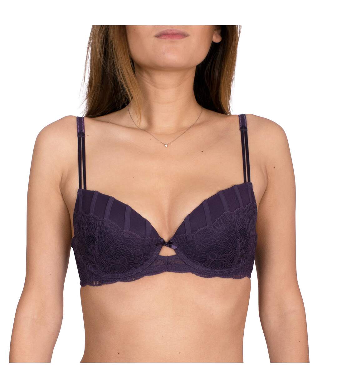 Soutien-gorge préformé Midnight violet Luna-1