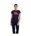 Womens/ladies Logo T-shirt Navy Canterbury-1