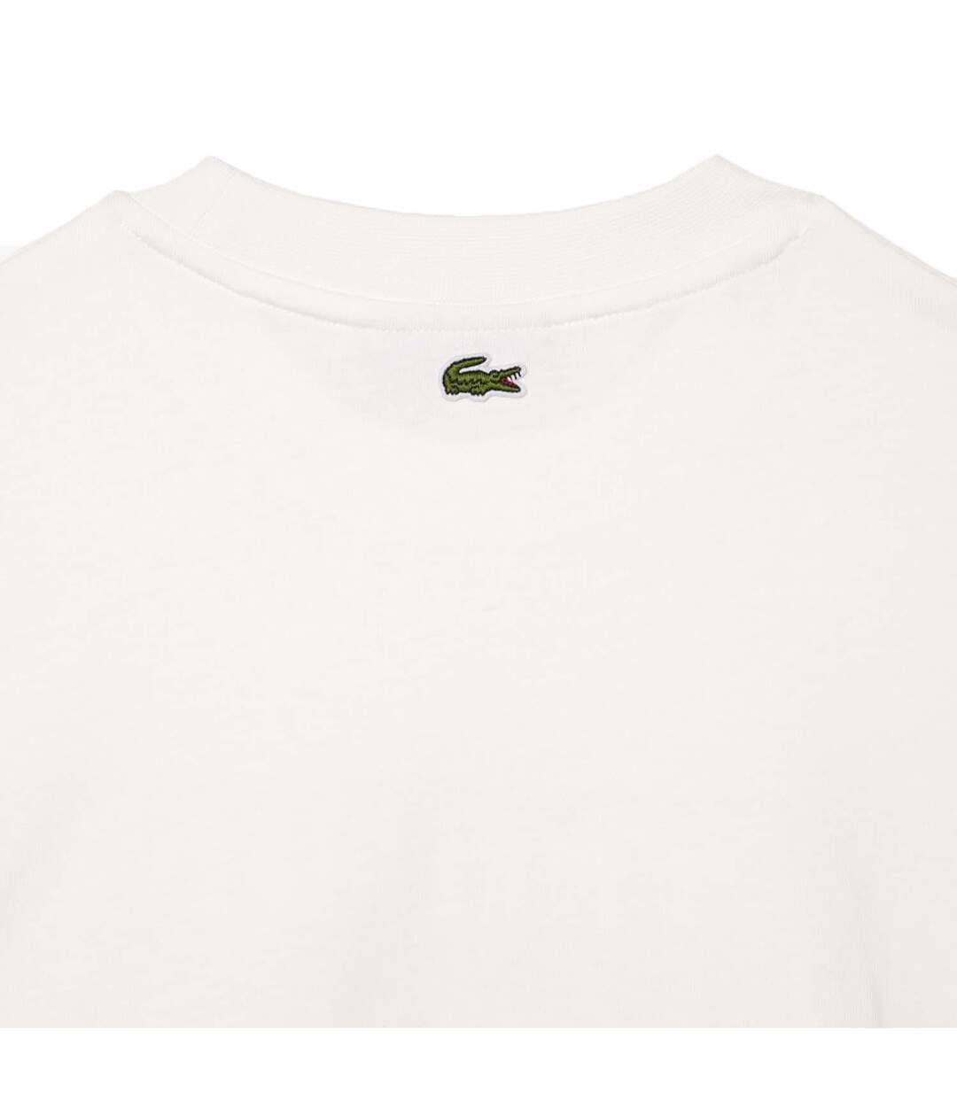 T-shirt ample femme crème Lacoste-3