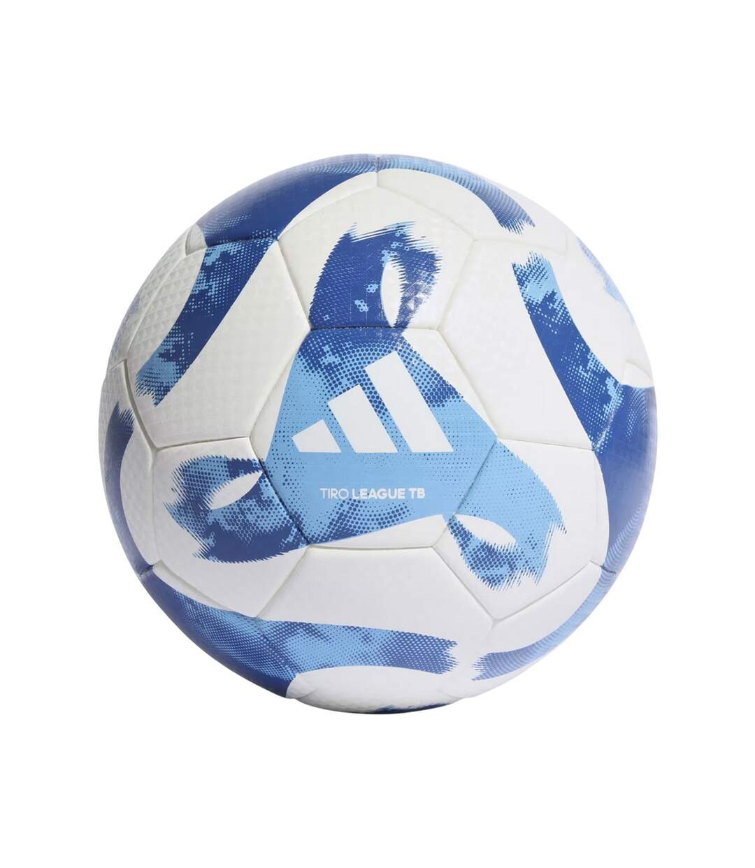 Ballon De Foot Tiro League Taille 5 Blanc Bleu Adidas-1