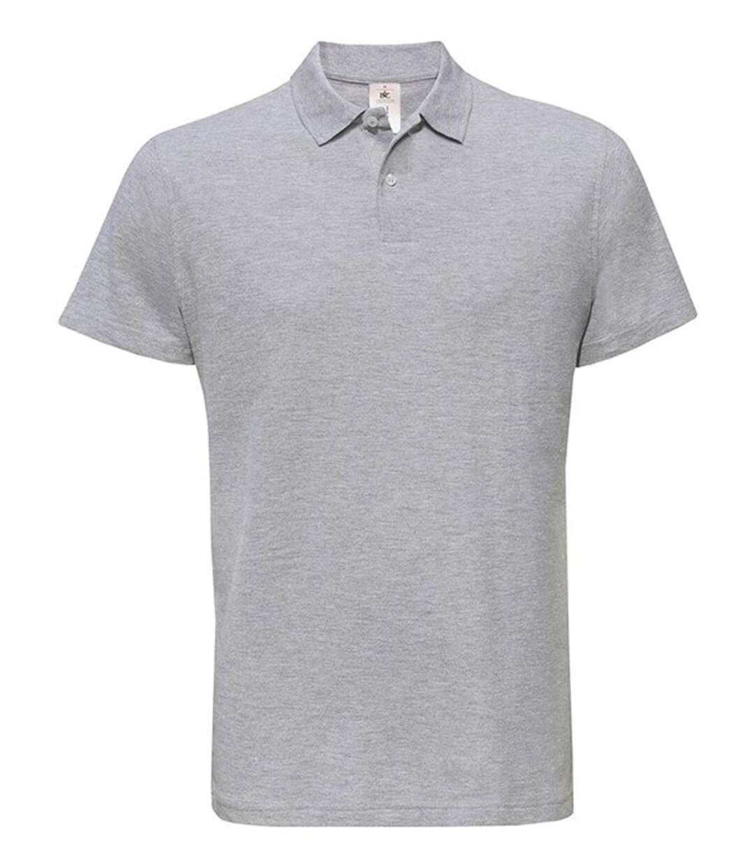 Polo manches courtes - Homme - PUI10 - gris chiné