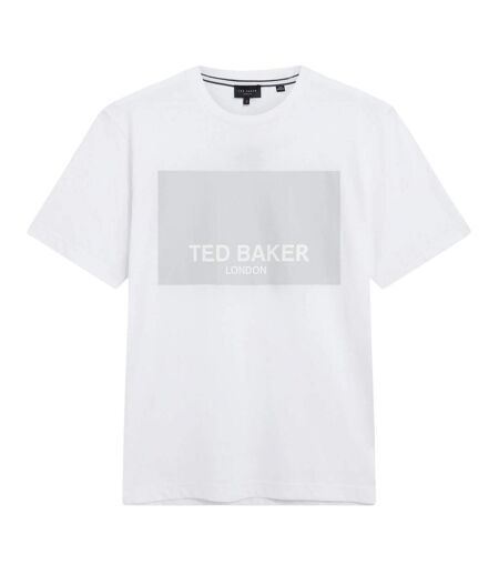 T-shirt Motif/style Logo Rectangulaire Homme Blanc Ted Baker