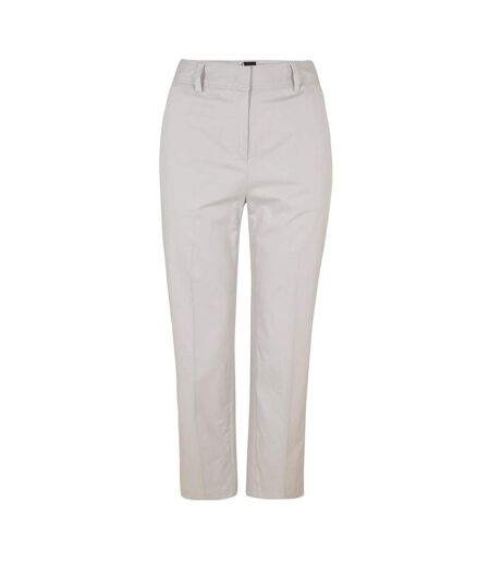 Pantalon Tecarino Femme Argenté Boss