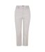 Pantalon Tecarino Femme Argenté Boss-1