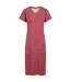 Womens/ladies Lula Midi Dress Claret Trespass-2