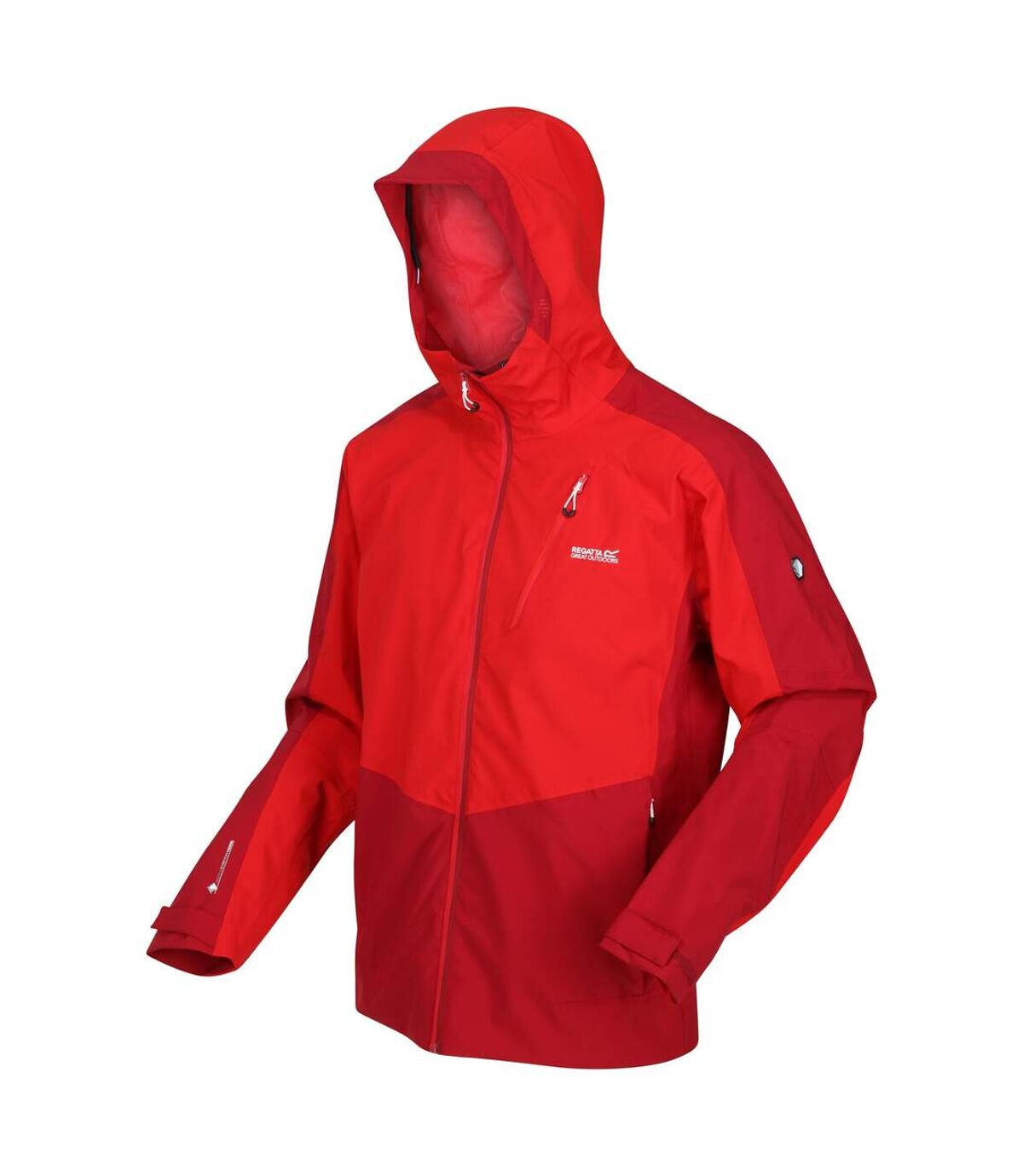 Regatta Mens Highton Stretch II Waterproof Jacket (Chinese Red/Dark Red)