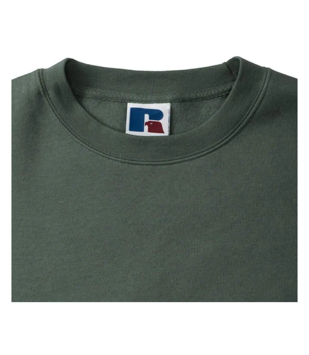 Sweat-shirt Authentique Pour Hommes Coupe Plus Fine Vert Bouteille Russell-3