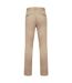 Front Row Womens/Ladies Cotton Rich Stretch Chino Trousers (Stone) - UTRW4700