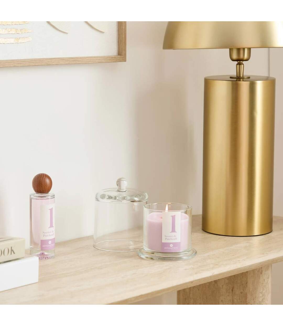 Bougie Parfumée Cloche Numia 240g Secret de Patchouli-2