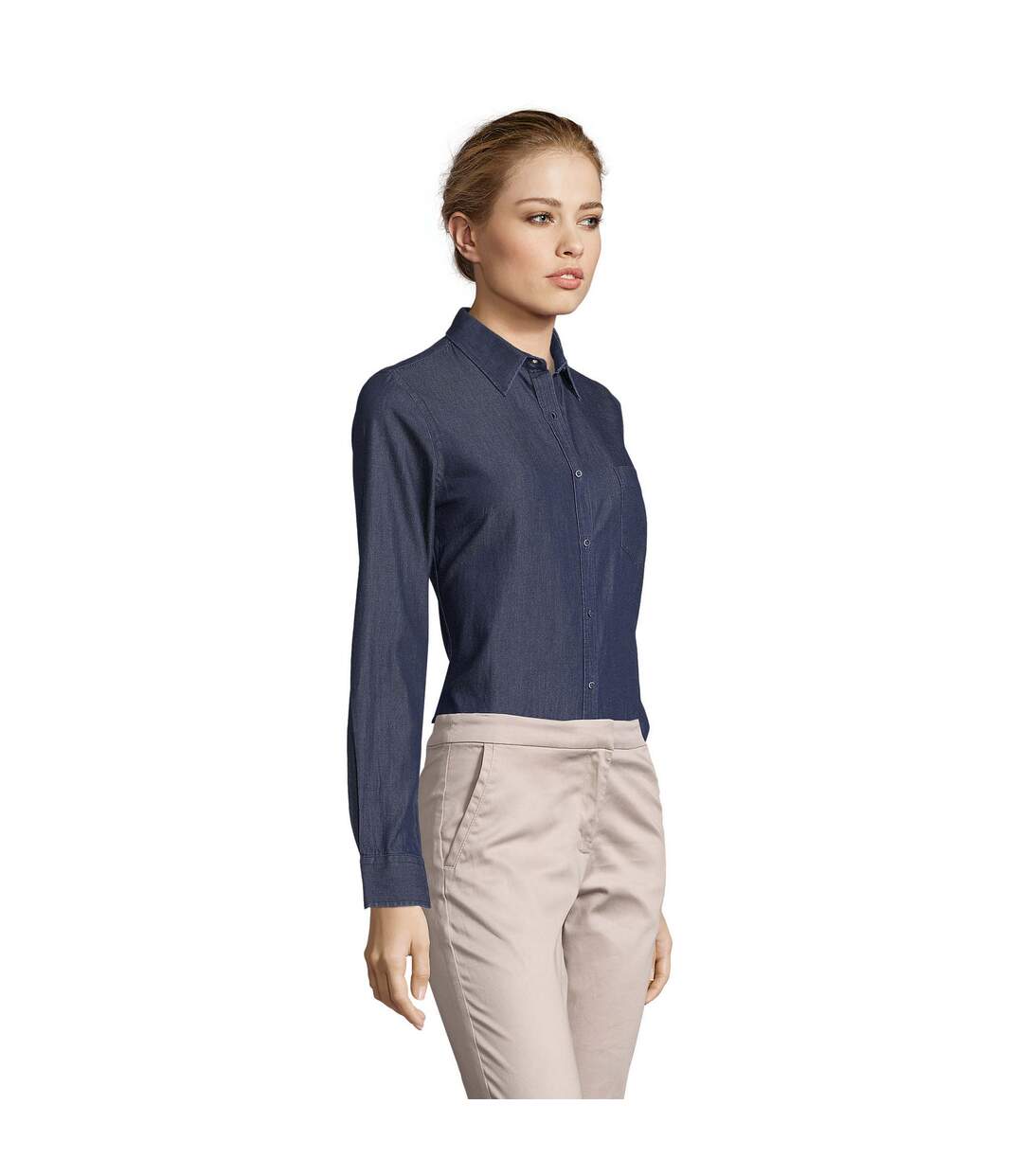 Chemisier Barry Femme Denim SOLS-3