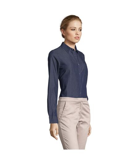 Chemisier Barry Femme Denim SOLS