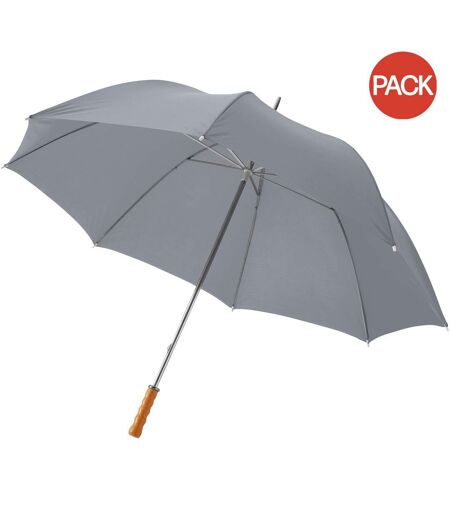 Bullet 30in Golf Umbrella (Pack of 2) (Grey) (100 x 130 cm) - UTPF2516