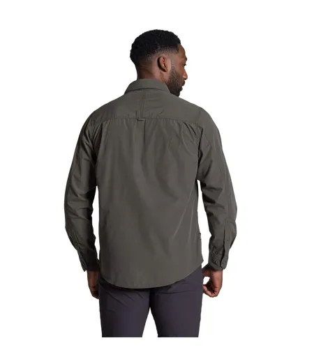 Chemise Décontractée Manches Longues Kiwi Homme Kaki Foncé Craghoppers