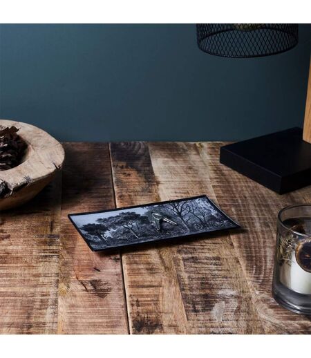 Vide-Poche en Verre Black Forest 21cm Noir
