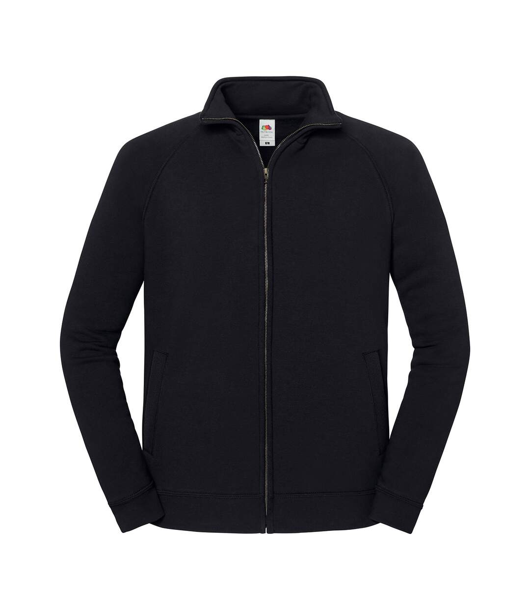 Unisex Adult Iconic Premium Sweat Jacket Black Fruit Of The Loom-1