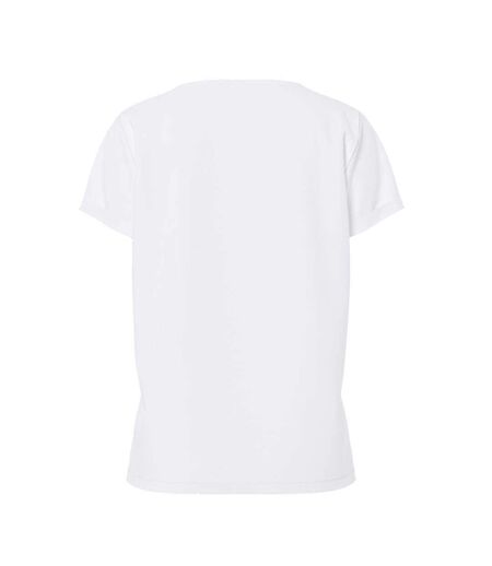 T-Shirt blanc coeur léopard femme pieces pcoda