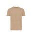 Unisex adult manuel undyed t-shirt heather brown Iqoniq-1