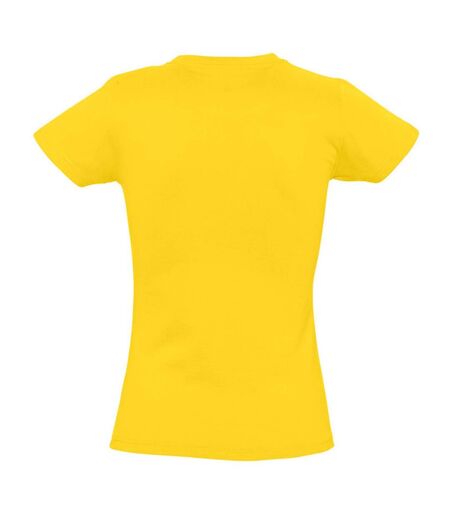 SOLS - T-shirt manches courtes IMPERIAL - Femme (Jaune) - UTPC291