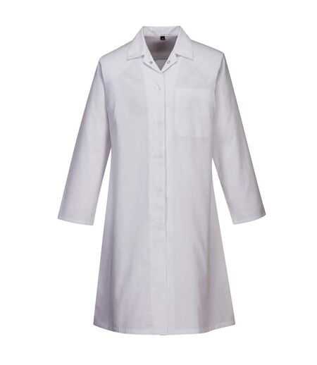 Portwest Womens/Ladies Chest Pocket Food Industry Coat (White)