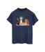 Disney Femme/Ladies Lady And The Tramp Photo Spaghetti Coton Boyfriend T-Shirt (Bleu marine) - UTBI30743-1