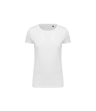 Kariban Womens/Ladies Cotton Crew Neck T-Shirt (White)