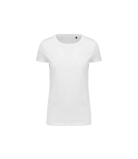 Kariban Womens/Ladies Cotton Crew Neck T-Shirt (White) - UTRW7487