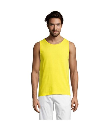 Débardeur Justin Homme Citron SOLS