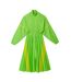 Womens/ladies Colour Block Sweatshirt Dress Green Lacoste-2