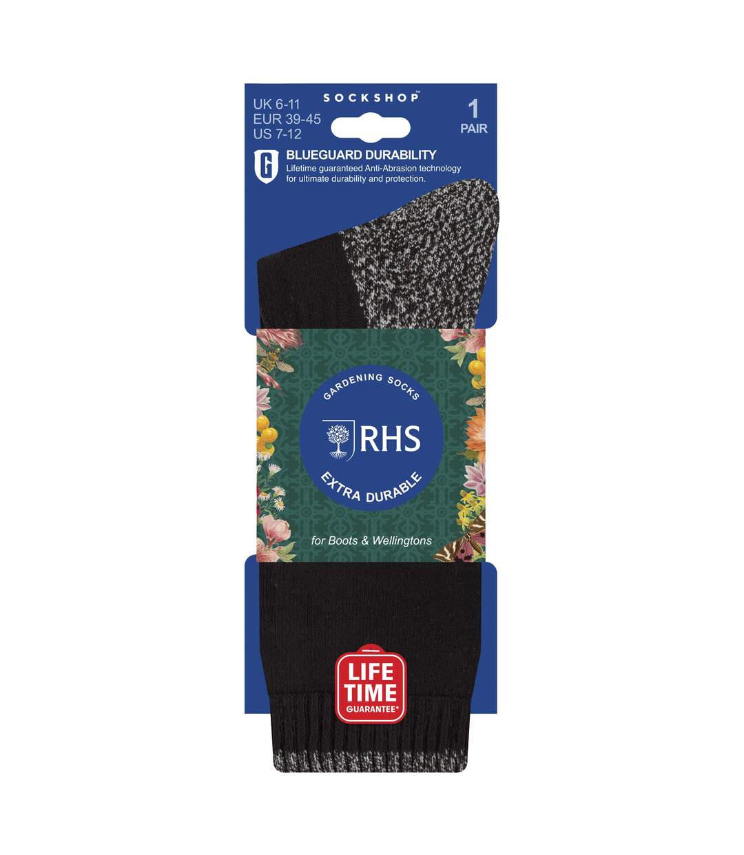 Mens Heavy Duty Thick Boot Socks | Long Lasting Gardening Crew Socks-2