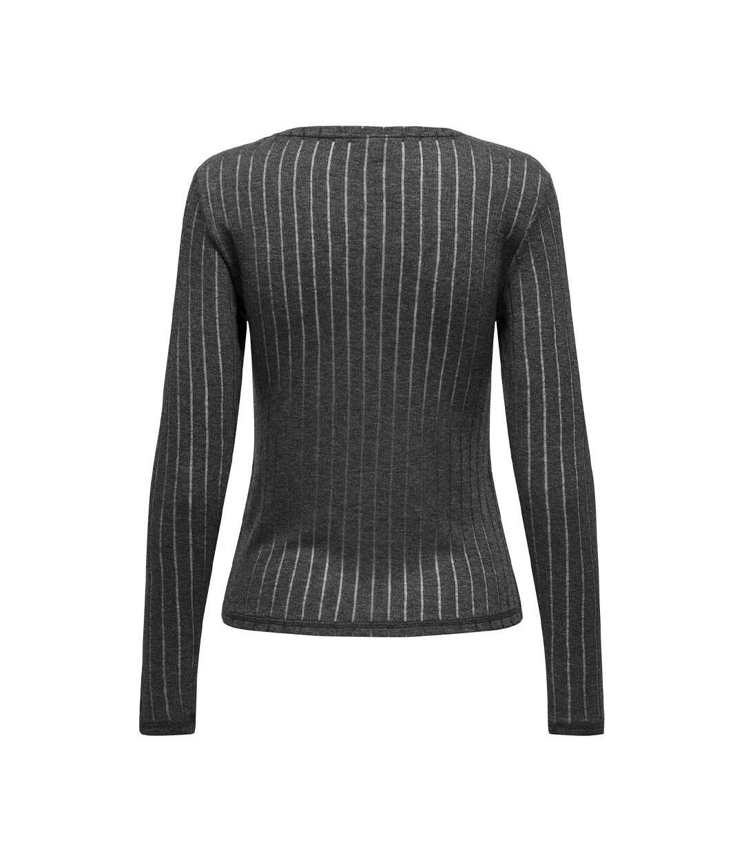 T-Shirt gris femme jdy cordelia-2
