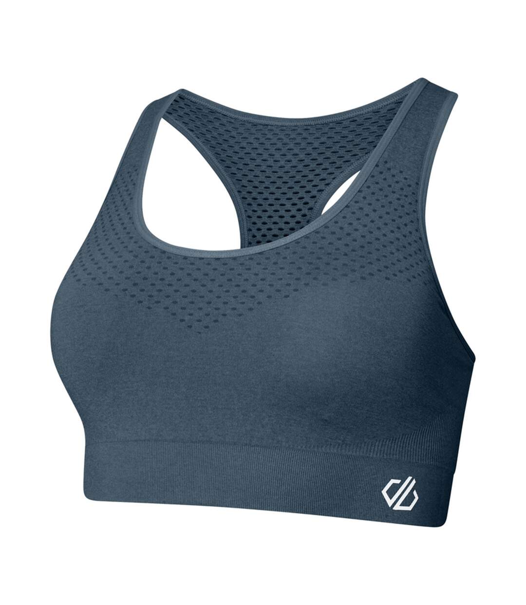 Womens/ladies Dont Sweat It Sports Bra Orion Grey Dare 2b-3