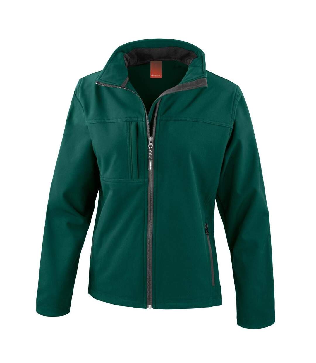 Veste Softshell Imperméable Et Respirante Femme Vert Bouteille Result-2