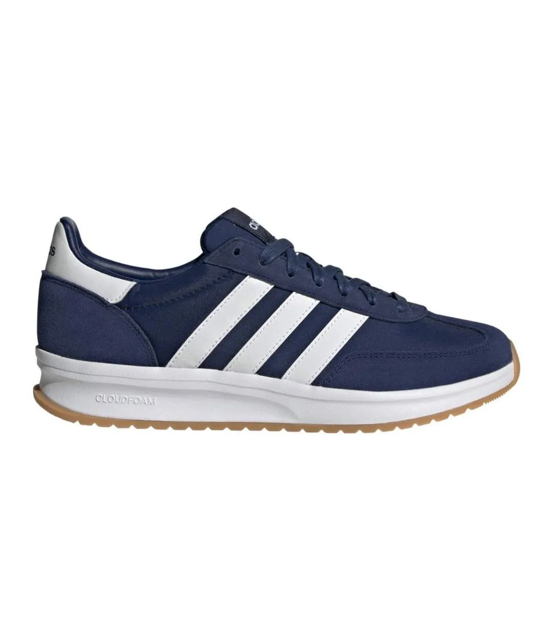 Mens Run 70s 2.0 Suede Shoes Navy Blue White Adidas-4