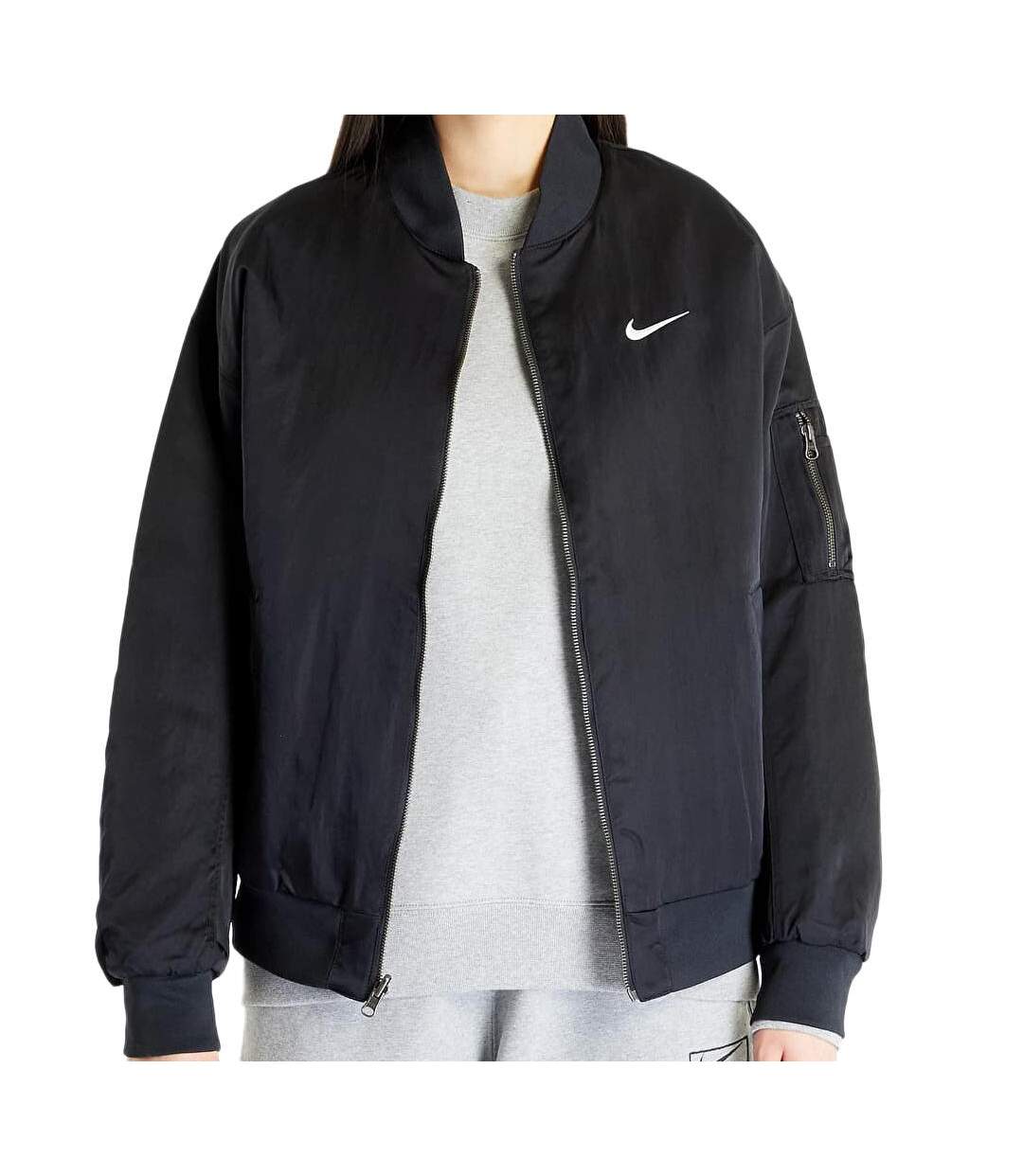 Bomber Noir Femme Nike Vrsty - L-1