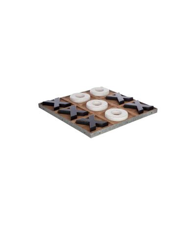 Jeu de Société en Bois Morpion 35cm Naturel
